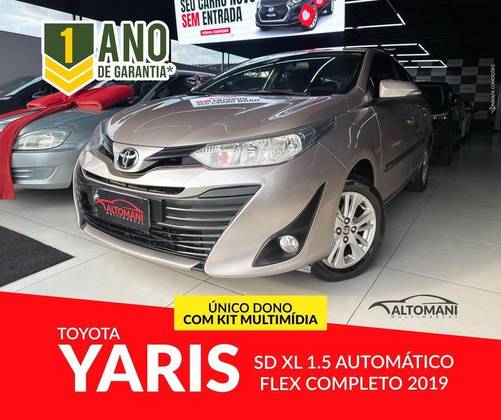 TOYOTA YARIS 1.5 16V FLEX SEDAN XL MULTIDRIVE TOYOTA YARIS 1.5 16V FLEX SEDAN XL MULTIDRIVE